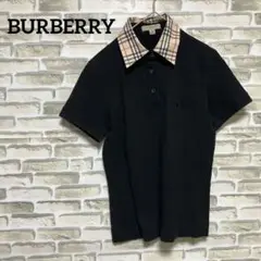 匿名配送✨️BURBERRY ブラック ポロシャツ 半袖【S】（P）