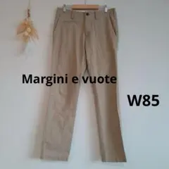 Margini e vuote 【W85】 チノパン 前ファスナー テーパード