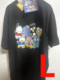ラスト1‼️黒レア⭐️ドン・キホーテ限定品 サンリオはぴだんぶい Tシャツ