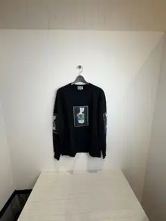 定価1.8万　美品　C.E グラフィックプリント長袖カットソー 黒