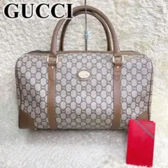 良品✨ GUCCI ボストンバッグ グッチPlus 大容量 GG柄 購入証明書付