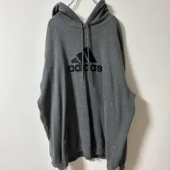 adidas グレー パーカー XL