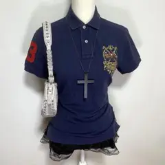 00's y2k Ralph Lauren ラルフローレン ポロシャツ ロゴ