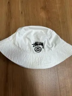 Stussy ホワイト バケットハット