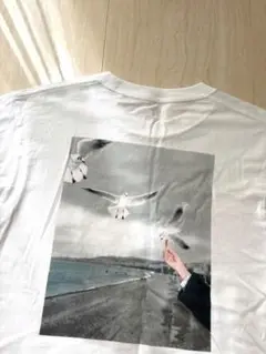 ユニクロ UT グラフィックプリントTシャツ 写真 ホワイト 白
