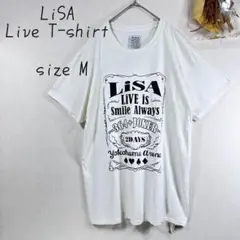 LiSA ライブTシャツ M　ホワイト　ユニセックス　横浜アリーナ　2019