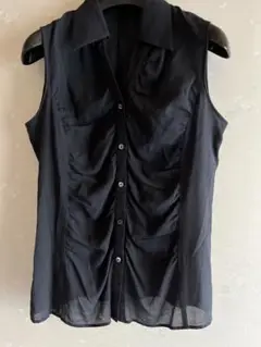 Comme Ca Du Mode ・ノースリーブブラックジャケット11号