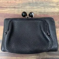 がま口折り財布