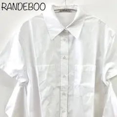 【RANDEBOO】レディース　ワイシャツ　デタッチャブルシャツ　ホワイト