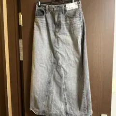 UNIQLOデニムパネルロングスカート