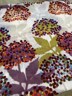 マルチカバー　花柄　アジサイ柄　176×90cm