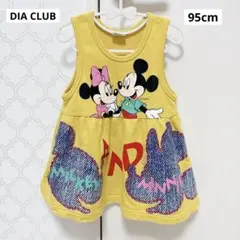 希少 レトロ DIACLUB ダイアクラブ ディズニー ワンピース 95cm