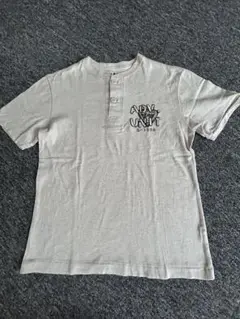 GAP ボタン付きヘンリーネック Tシャツ 160