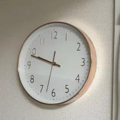 IKEA 掛け時計　静音 コッパーカラー 30cm