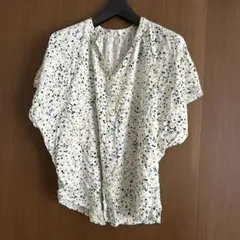 グローバルワーク　さらさらリラックスブラウス　Lサイズ