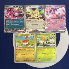 キチキギスex イキリンコex ミュウex シェイミ　シャリタツ　各1枚