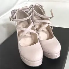 AnkRouge リボンパンプス ピンク 靴