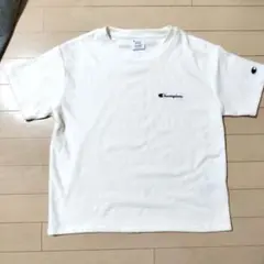 【美品】チャンピオン　Ꭲシャツ パイル　ホワイト　スポーツウェア
