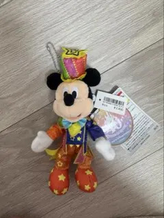 ディズニー40周年 ハモカラ ミッキー ぬいぐるみバッチ