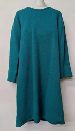 イッセイミヤケISSEY MIYAKE ハートHAAT ウールチュニック 緑 2
