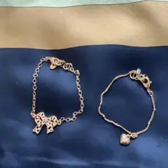 最終値下げ　リボンとハートのブレスレット ジルスチュアート