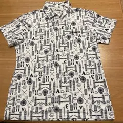 adidas 半袖シャツ Lサイズ アイコンプリント