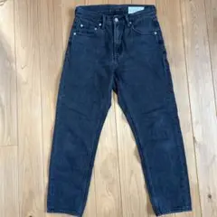 サイズ38☆GLR DENIM ダークグレー ストレートデニム