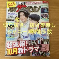 月刊ザテレジョン　10月号　切り抜き抜け等無し
