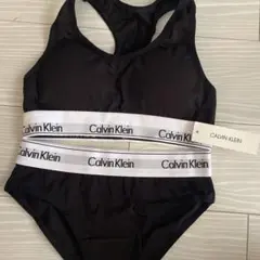 Calvin Klein ブラック ブラジャーショーツセット　Sサイズ