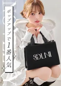 SOLNI ソルニ ノベルティ　バッグ　ブラック