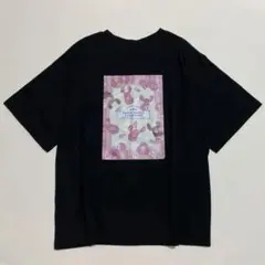 地縛少年花子くん×サンリオ もっけビッグプリントTシャツ3L-4Lサイズ