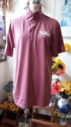新品⭐Norton ノートン ポロシャツ⭐くすんだレッド/XXL