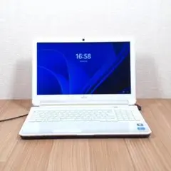 Fujitsu LIFEBOOK 15.6インチ ホワイト 高速SSD128GB