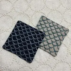 ミナペルホネン　ハンドメイド　 mermaidマーメイド コースター