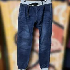 RGKX ダークブルーデニムリブパンツ