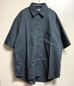 UNIQLO U オーバーサイズ チェック 半袖シャツ　Lサイズ