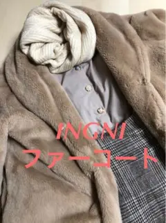 お値下げ ファーコート INGNI レディース Mサイズ 萌え袖