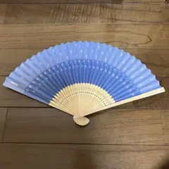 サトちゃん　青白グラデーション 扇子