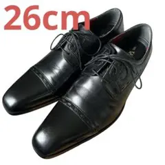 1点もの✨️黒 レザー ドレスシューズ ユキコハナイ 26cm YH1314
