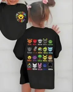 ★新品★スプランキー　Tシャツ　 130　バックプリント 　黒　sprunki
