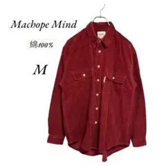 Machope Mind コーデュロイシャツ M ボルドー