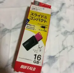 BUFFALO RUF3-S1-16G-PK 16GB USBメモリ