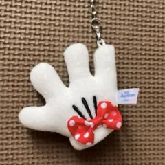 ディズニー　ミニーハンドキーチェーン