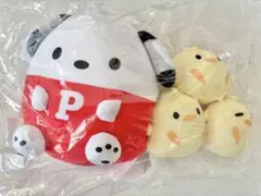 ポチャッコ　ペアミニクッション　ぬいぐるみ
