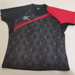 Mizuno XS 卓球ウェア ブラック/レッド男女兼用