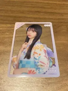 矢田萌華　乃木坂46 購入特典　C賞　個別クリアカード　8月ver