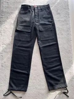 KENZO 黒 カジュアルカーゴパンツ 新品