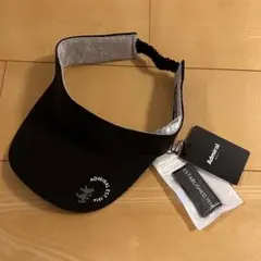 Admiral ブラック サンバイザー リボン付き