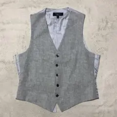 Brooks Brothers Madison M相当 グレー ベスト　ジレ