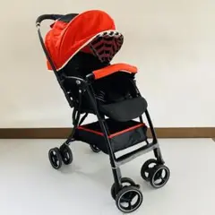 美品 ラクーナエアー ストライプレッド